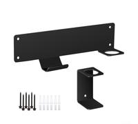 GANCEI Heavy Duty Wall Mounted Jack Storage with Strong Steel Hooks for Hydraulic Trolley, Car Lifting Tools and Equipment Organization, Black