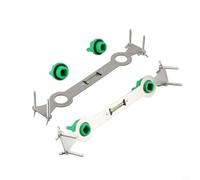 GANCEI Metal Water Pipe Leveler with Integrated Bubble Level for Accurate Shower and Faucet Fitting, Adjustable Stainless Steel Positioning Tool for Bathroom Renovation and Plumbing