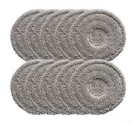 GANCEI Mop Cloth Kit Microfiber Replacement Pads For 15090 16090 AI SpinArm Home And Wash 4/10 Pack(10 Pack)