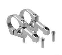 GANCEI Mountain Bike Direct Mount Bike Stem, Direct Mount Stem for Dual Crown Forks for DH Mountain Bike 31.8mm Handlebar, Easy to Install(Silver)