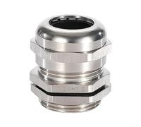 GANCEI Nickel Plated Brass M54 x 15 Cable Gland for Dust and Moisture Protection, Metric Thread Connector with Clamping Mechanism for Junction Boxes, Silver(a)