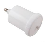 GANCEI Plastic HVLP Paint Cup Pot For Spray Connector Jet Paint Sprayer, White Replacement Pot For Automotive Painting Tools