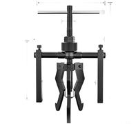 GANCEI Professional Three-Jaw Bearing Puller Made of Heat-Treated Carbon Steel for Secure Inner Hole Extraction, Anti-Slip Handle Design, High Torque Removal Tool for Automotive(B)