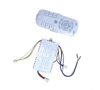 GANCEI QH007 DC Inverter Ceiling Fan Light Remote Control Plus 24G Driver Controller For Oscillating Function With Modern Stylish Design(C)