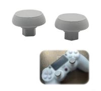 GANCEI Replacement Joysticks For PS4 DualShock4 Controller, for PLA Thumb Grips Cap To Fix for DRIFT, White Pink Green Black Gray Orange, Gaming(Gray)