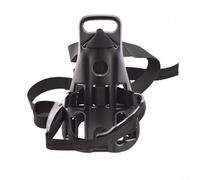 GANCEI Scuba Tank Back Support Bracket for 7-12L Gas Cylinder, Diving Oxygen Carrier Frame with Comfortable Padding and Anti-Slip Straps for Underwater Operations Fishing Black
