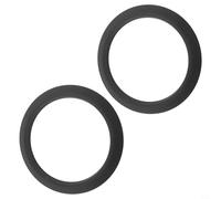GANCEI Silicone Brewing Group Gasket,For Nuova for SIMONELLI Appia, 72X57x82mm Sealing Ring, Black, Coffee Machine Repair(2PCS)