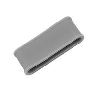 GANCEI Silicone Pickleball Paddle Grip Finishing Ring, 5Cm Elastic Handle Sealing Collar For Tennis Racquet, Secure Hold Against Fraying, Green(silver)