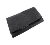 GANCEI Slip Resistant Refrigerator Mat 1m x 1m Deep Grey Floor Protector for Home Appliances Easy Clean Non-Slip Kitchen Under Fridge Pad Multi-Purpose Use