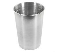 GANCEI Stainless Steel Cup 30/70/180/320ml, Single Wall Beer Cola Mug With Wide Base, Silver,For Bar Coffee Shop Office(180ml)