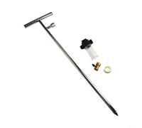 GANCEI Stainless Steel Root Feeder, 32-Inch Deep Watering Tool with Fertilizer Bottle, for Trees Shrubs Roses Garden