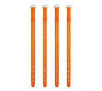 GANCEI Versatile Rubber Utility Straps With Quick Release Buckles For Secure Cargo Lashing And Pipe Holding Built To Last In Rain Snow Or Intense Heat(45cm*2.5cm Orange)
