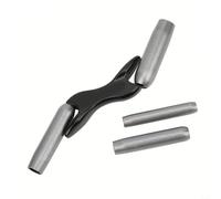 GANCEI Wall Seam Trimmer,Versatile Brick Jointer Tool Set With Storage Cover 4 Multi-Sized Steel Masonry Tools For Bricklaying Projects(Is black)