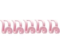 Ganchos de conector para colgar ropa, 5 piezas utilizadas en armarios organizadores ahorradores de espacio, 5 uds, pink fashion