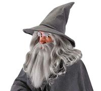 Gandalf the Grey Wizard Hat with Bendable Wire Brim and Adjustable Fit for Adults