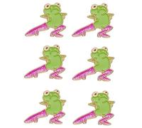 GANDC Cute Frog Enamel Pins Pink Glitter Boots Cartoon Frog Novel Funny Hard Enamel Pins for Backpacks Badges Hats Jackets, One Size, Alloy Steel, no gemstone