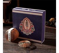 Gandhanra Assorted Natural incense Coils Variety Pack,4 Scents of 160 Long Lasting Sticks,Include a Holder. Sandalwood,Agarwood,Wormwood,Lemon,Lavender,Jasmine,Osmanthus,Thuja