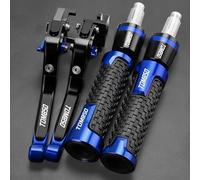 GANDUS for Yamaha TDM850 1991-2002 Motorcycle Accessories Folding Adjustable Brake Clutch Levers Handlebar Grips(Blue7)