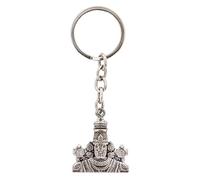 Ganesh Hanuman Keyring Lord Shiva Radha Krishna Durga Maa Tirupati Balaji Keychain Metal Silver Hindu God Religious Key Ring Key Fob Charm for Car Bags Purse Luggage Home Decor Diwali Gifts