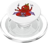 Ganesh Hindu Deity Red Lord Ganesha PopSockets PopGrip for MagSafe