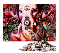 Ganesh Jigsaw 1000 Piece Adult Wooden Jigsaw Puzzles Christmas Birthday Gifts 19.7x29.5inch