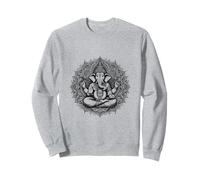 Ganesh Symbol Yoga Hindu Elephant God Ganesha Puja Sweatshirt