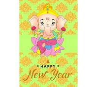 Ganesha Blessing - New Year Edition (Design 4): A Prosperous Path Awaits