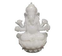 Ganesha Buddha Statue, Hand Carved Resin Elephant Sculpture, Home Garden Decor Feng Shui Ornaments Crafts Home Decoration