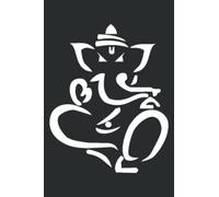 Ganesha Elephant Hindu Meditation Gift: Lined Journal & Diary for Writing & Notes for Girls and Women, Memo Diary Subject Notebooks Planner, 6"x9"