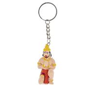 Ganesha Hanuman Keyring Keychain 3D Lord Hanuman Ganesh Sitting Idol Colourful Plastic Hindu God Car Key Rings Fob Charm for Bags Purse Keys Cars Temple Home Decor Religious Gifts (Hanuman)