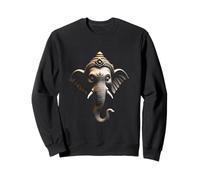 Ganesha Head Hindu God Art Sweatshirt