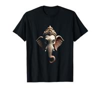 Ganesha Head Hindu God Art T-Shirt
