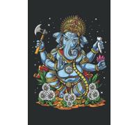 Ganesha Hindu God Elephant Spiritual Yoga Meditation Hippie: Lined Journal & Diary for Writing & Notes for Girls and Women, Memo Diary Subject Notebooks Planner, 6"x9"