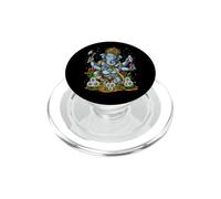 Ganesha Hindu God Elephant Spiritual Yoga Meditation PopSockets PopGrip for MagSafe