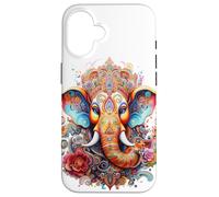 Ganesha Hindu God Spiritual Elephant Meditation Chakra Yoga Case for iPhone 16