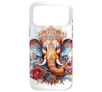 Ganesha Hindu God Spiritual Elephant Meditation Chakra Yoga Case for iPhone 17 Pro Max