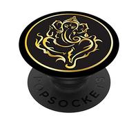 Ganesha Socket Hindu Indian Hinduism God Elephant Gift PopSockets PopGrip: Swappable Grip for Phones & Tablets