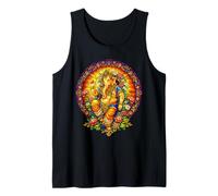 Ganesha Stained Glass Mandala Hindu God Hinduism Yoga Tank Top
