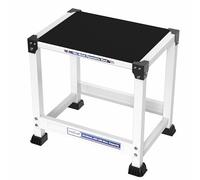 GanFindX Steel Plyo Box 18 Inch with 17 * 13 Inch Surface Metal Plyometric Jumping Box Home Gym Jump Trainer for Fitness Exercise Agility Stamina Conditioning Strength Training, White