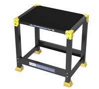 GanFindX Steel Plyo Box 18 Inch with 17 * 13 Inch Surface Metal Plyometric Jumping Box Home Gym Jump Trainer for Fitness Exercise Agility Stamina Conditioning Strength Training, Black