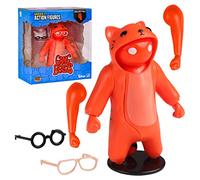 Gang Beasts Red Cat Costume Character Action Figure Video Game Fighter