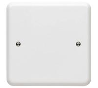 Gang White Square Plate for 1 Gang Plug Socket