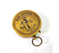 Ganga Nautical Boy Scout Gift Personalized Brass Compass, Cub Scout Leader, Working Compass, Custom Engraved, Antique Style