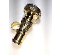 Ganga Nautical Round Brass Stick Handle for Wooden Walking Stick Cane