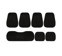 GANGEV Full Set Car Seat Covers Suede Four Seasons Car Seat Cushion Winter Warmth Four Season Constant Temperature Ins Style Cushion Automotive Interior