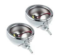 GANGEV Headlamp Motorcycle 4 1/2“ Fog Lamp Bucket .5 Inch Passing Light Housing Bracket For Touring For Electra Glide