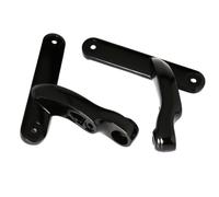 GANGEV Headlamp Motorcycle 4.5inch Housing Bracket Mount Ring For Auxiliary Fog Passing Light Lamp Parts For Street Glide FLHX
