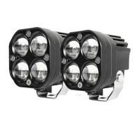 GANGEV Headlamp Motorcycle spotlights LED four front headlights vehicle modification small steel cannon lights