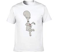 GANGSHI American Dad Roger Cute T Shirt XL