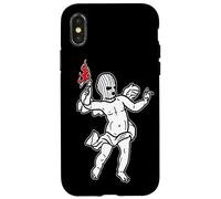 Gangsta Angel Cupid Ski Mask Molotov Cocktail Case for iPhone X/XS